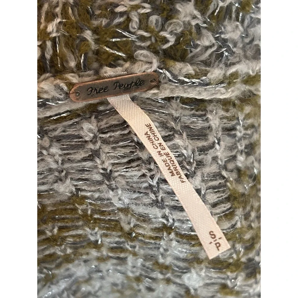 Free People Nocturnal Patterned Cardigan Small